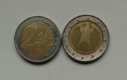 moneta Niemcy 2 euro dwie sztuki 2002 i 2003 rok 