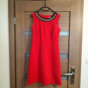 Czerwona sukienka na wesele 