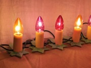 Lampki choinkowe antyk gwiazdki kolumny