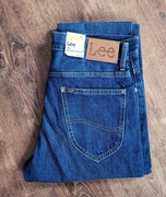 Spodnie męskie jeansowe granatowe regular tapered Lee Eddie 30/31