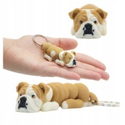 Breloczek 3D w kształcie pieska – Bulldog Angielski