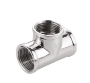 Trójnik mosiężny chrom 1/2" chromowany GW wewnętrzny mosiądz