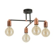 Lampa loftowa Light Home Lumen 4xE27 G80 Edison