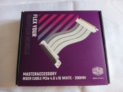 Nowy Riser Cooler Master PCIe 4.0 x16 White 200mm | Fabryczny