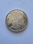 1/10 Uncji srebra OZ Bizon Indianin Srebro Ag 