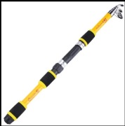 Wędka teleskopowa lekka - 180 cm - żółta 