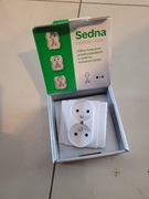 Gniazdo podwójne Schneider sedna nowe