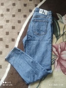 Spodnie Calvin Klein Mom jeans 