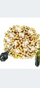 LAMPKI CHOINKOWE 500 LED Biały Ciepły Zewnętrzne + FLASH GRUBY KABEL