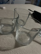 Handmade świeca-Szkło po świeczkach z IKEI idealne do robienia świecy w nim