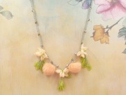 Choker naszyjnik Boho Orange