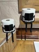 Stojak na papier toaletowy zabawny uchwyt wolnostojący