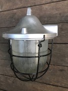 Lampa przemysłowa loft sygnowana odnowiona