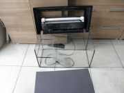 Akwarium dla żółwia oświetlenie grzałka pompka  platforma 60x30x30 cm