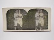 305 Fotografia stereoskopowa - dzieci, czekając na włamywaczy