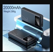 Power Bank z LED 20000mAH nowy