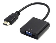 ADAPTER PRZEJŚCIÓWKA KONWERTER Z HDMI NA VGA+AUDIO KABEL AUDIO MINI JACK