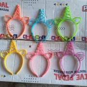 Opaski na włosy dla dzieci z motywem jednorożca 