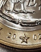 1 Euro  GRECJA 2002 Literka S z rolki