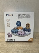 Zabawka drewniana edukacyjna spinning gears polarB