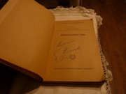 Autograf Franciszka Pieczki z 1968 r. w książce "Czterej pancerni i pies "