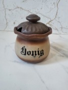 Niemiecki Pojemnik Ceramiczny Do Przechowywania Z Pokrywką