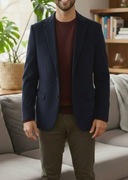 Marynarka Prochnik granatowa sztruks