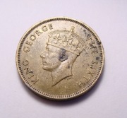 Hong-Kong Brytyjski 10 cent 1950