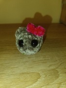 Sad Hamster - słodki chomik na szydelku