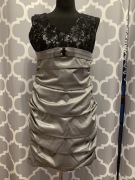 Sukienka damska MATMAZEL elegancka marszczona 42