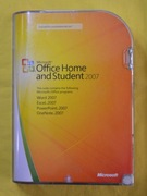 MICROSOFT OFFICE 2007 HOME STUDENT BOX 3PC ENG + PL