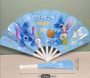 PLASTIKOWY WACHLARZ ROZKŁADANY | NIEBIESKI | STITCH