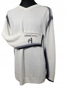 SWETER MĘSKI BRUNO BANANI XXL XXXL ŚNIEZNA BIEL WISKOZA MIĘCIUTKI MIŁY