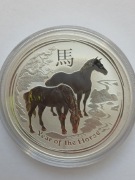 Lunar II Rok Konia 2014, 1 oz/ uncja srebra 
