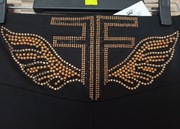 Legginsy z cyrkoniami skrzydła M