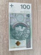 Banknot 100 zł seria GL3644999 seria 999