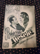 stara ulotka filmowa kinowa potrójne wesele nr 597