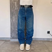 spodnie szeroka nogawka baggy jeans vintage oldschool opium hiphop rap 