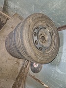 Felgi stalowe 5x100 z oponami Dunlop bluresponse 195/65/15 91h