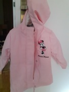 Kurtka płaszczyk przeciwdeszczowy dla dziewczynki 92