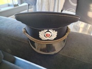 Czapka, rogatywka oficerska, służbowa kolekcjonerska, NRD DDR nowa, roz. 57