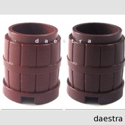 LEGO 2489 BECZKA 2 x 2 x 2 brązowy Reddish Brown + Dark Brown - 2 szt