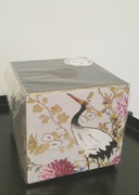 Drewniany chustecznik decoupage Żuraw Podlasie