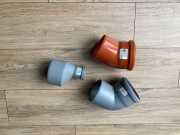 Kanalizacja fi 110: kolanka i redukcja