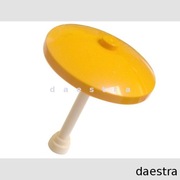 LEGO 3960+3957 DYSK PARASOL 4x4 jasny pomarańczowy/Bright Light Orange