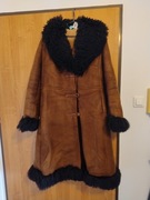 kożuch damski z baraniej skóry odnowiony