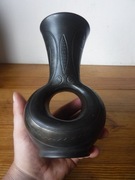 Niesamowity stary wazon ceramiczny sygnowany ZOBACZ