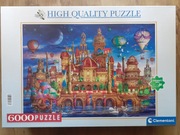 puzzle Clementoni, Downtown, 6000 elementów, używane, kompletne