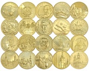 rocznik 2 zł 2010 komplet zestaw 20 monet w kapslach