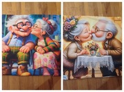 Poszewki na poduszkę 2 szt dzień babci dziadka święta prezent